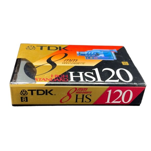 TDK 8MM VIDEO CASSETTE TAPE HIGH STANDARD HS 120 SEALED - Picture 3 of 5